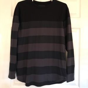 Black Scale Long Sleeve Shirt